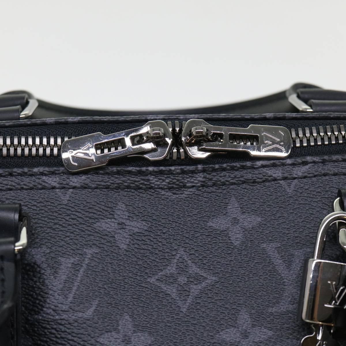 Louis Vuitton Louis Vuitton Keepall Bandouliere Bag Monogram Eclipse Split Canvas Size ONE SIZE - 13 Thumbnail