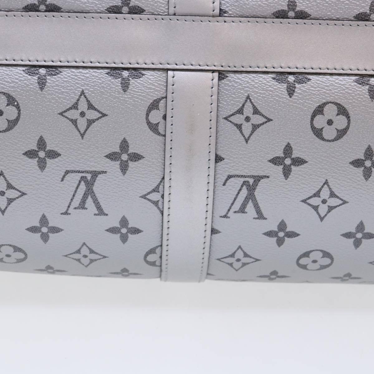 Louis Vuitton Louis Vuitton Keepall Bandouliere Bag Monogram Eclipse Split Canvas Size ONE SIZE - 16 Thumbnail