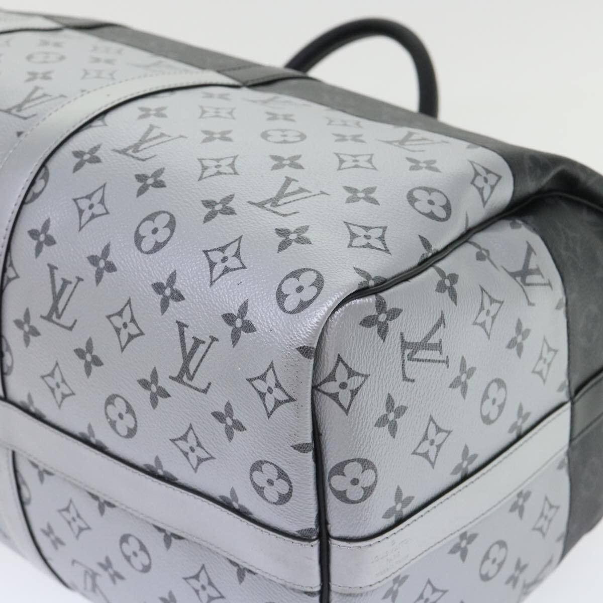 Louis Vuitton Louis Vuitton Keepall Bandouliere Bag Monogram Eclipse Split Canvas Size ONE SIZE - 11 Thumbnail