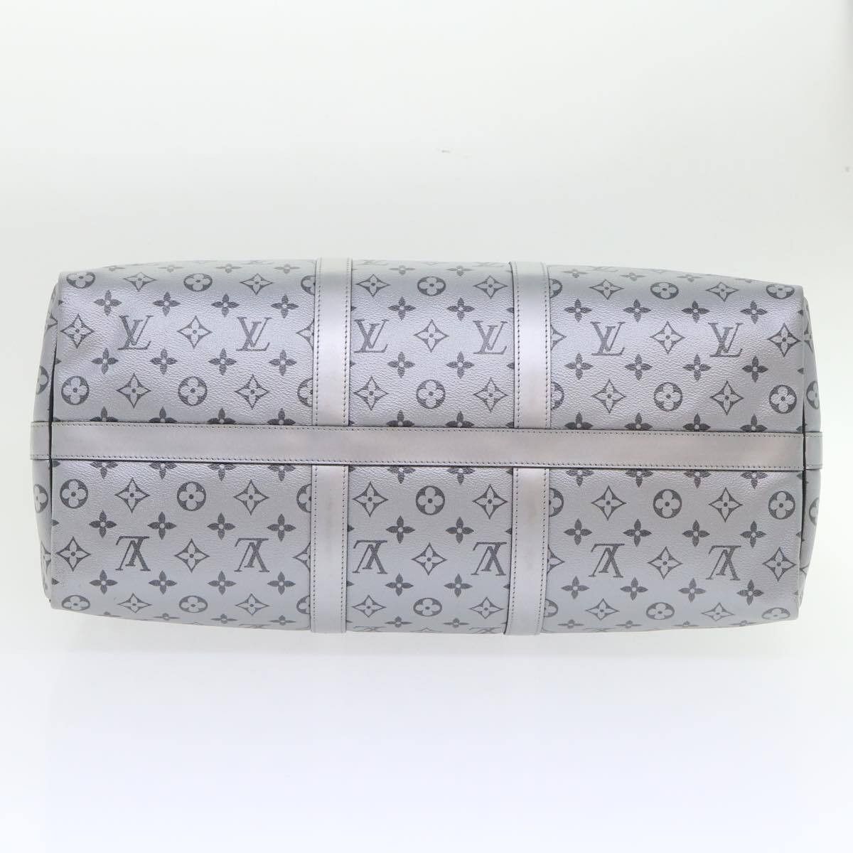 Louis Vuitton Louis Vuitton Keepall Bandouliere Bag Monogram Eclipse Split Canvas Size ONE SIZE - 15 Thumbnail