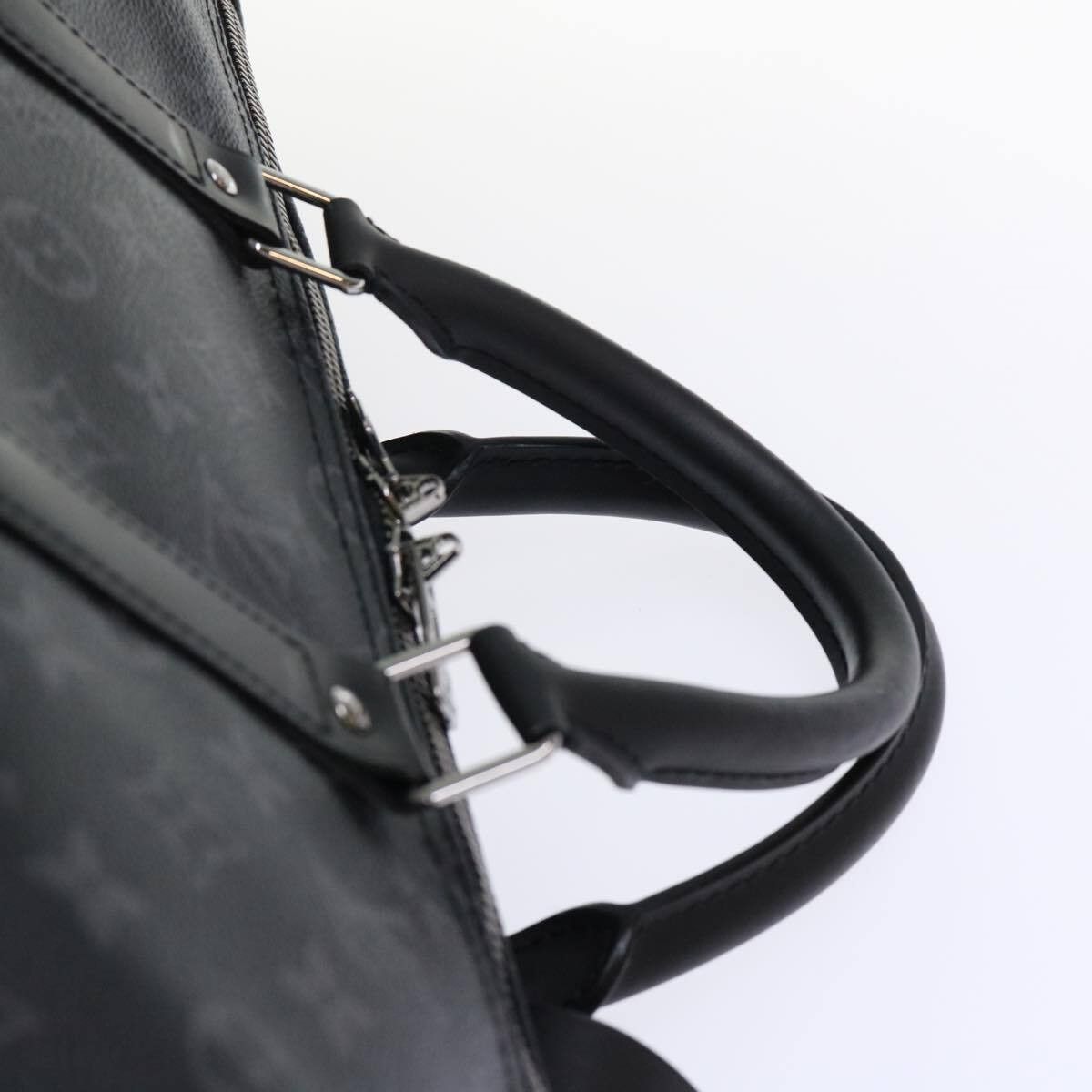 Louis Vuitton Louis Vuitton Keepall Bandouliere Bag Monogram Eclipse Split Canvas Size ONE SIZE - 20 Thumbnail