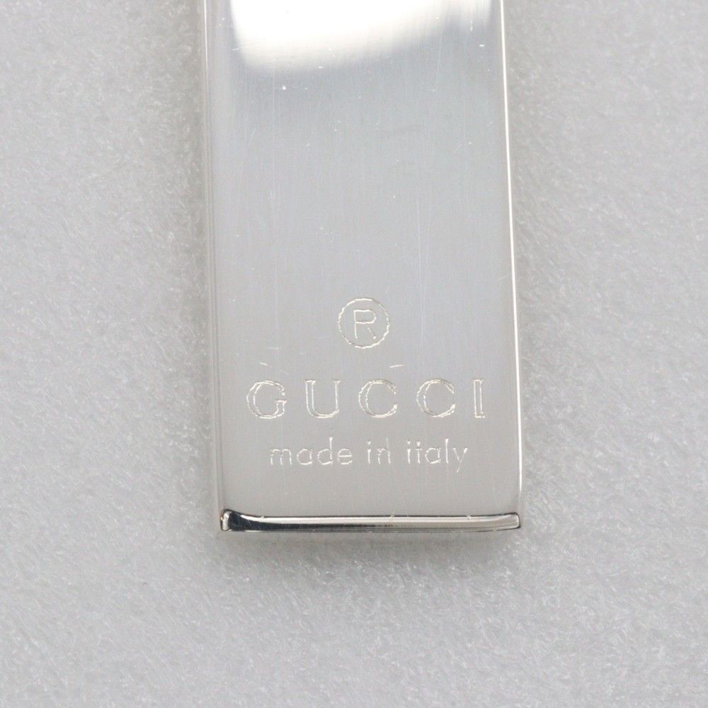 Gucci Gucci Logo Bar Double Ball Necklace Silver 925 Size ONE SIZE - 7 Thumbnail