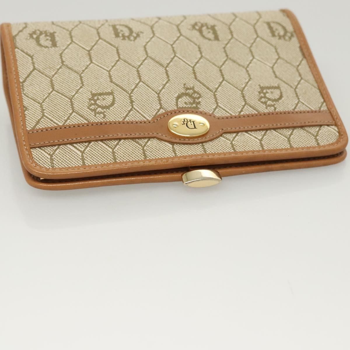 Dior Christian Dior Vintage Honeycomb Zip Pouch Coated Canvas Size ONE SIZE - 5 Thumbnail