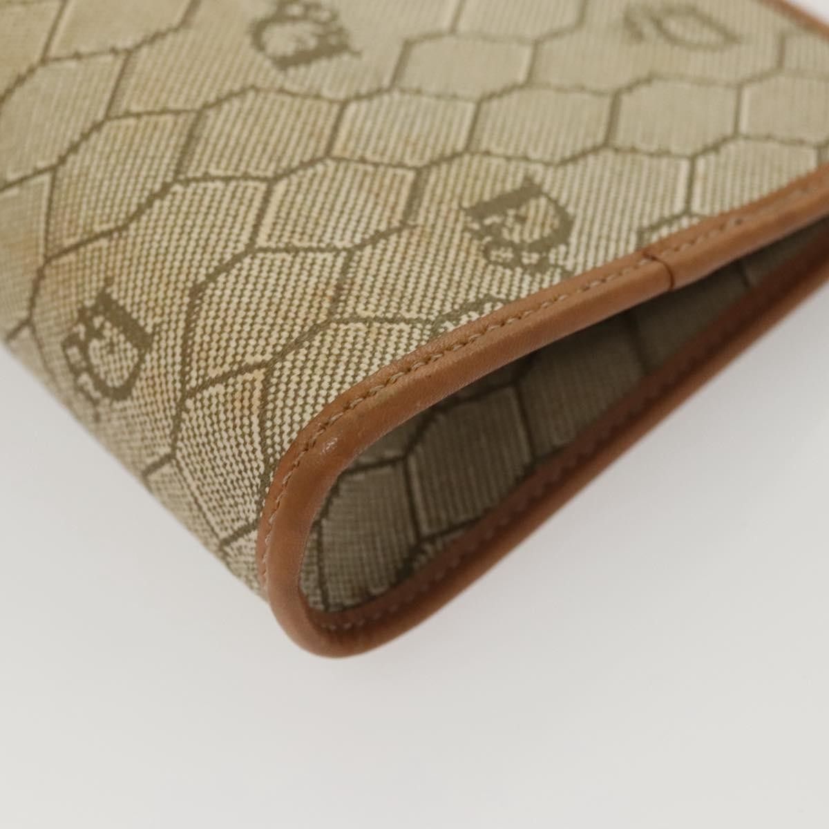 Dior Christian Dior Vintage Honeycomb Zip Pouch Coated Canvas Size ONE SIZE - 16 Thumbnail