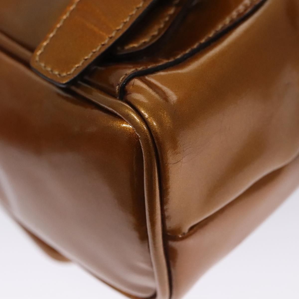 Gucci Vintage Bamboo Backpack Patent