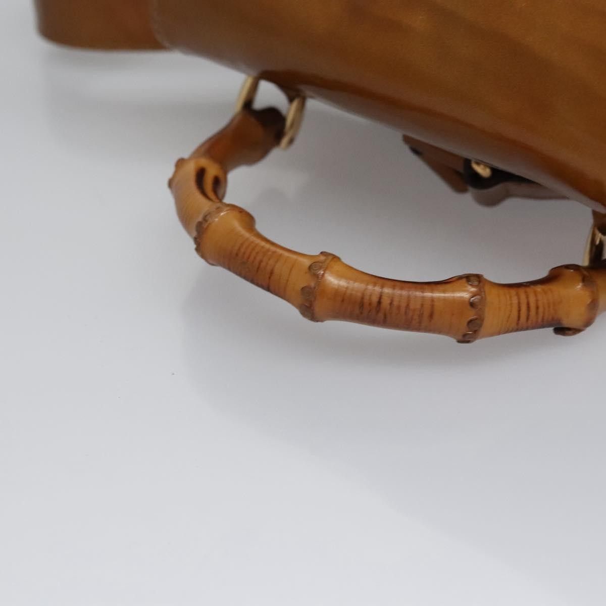 Gucci Vintage Bamboo Backpack Patent