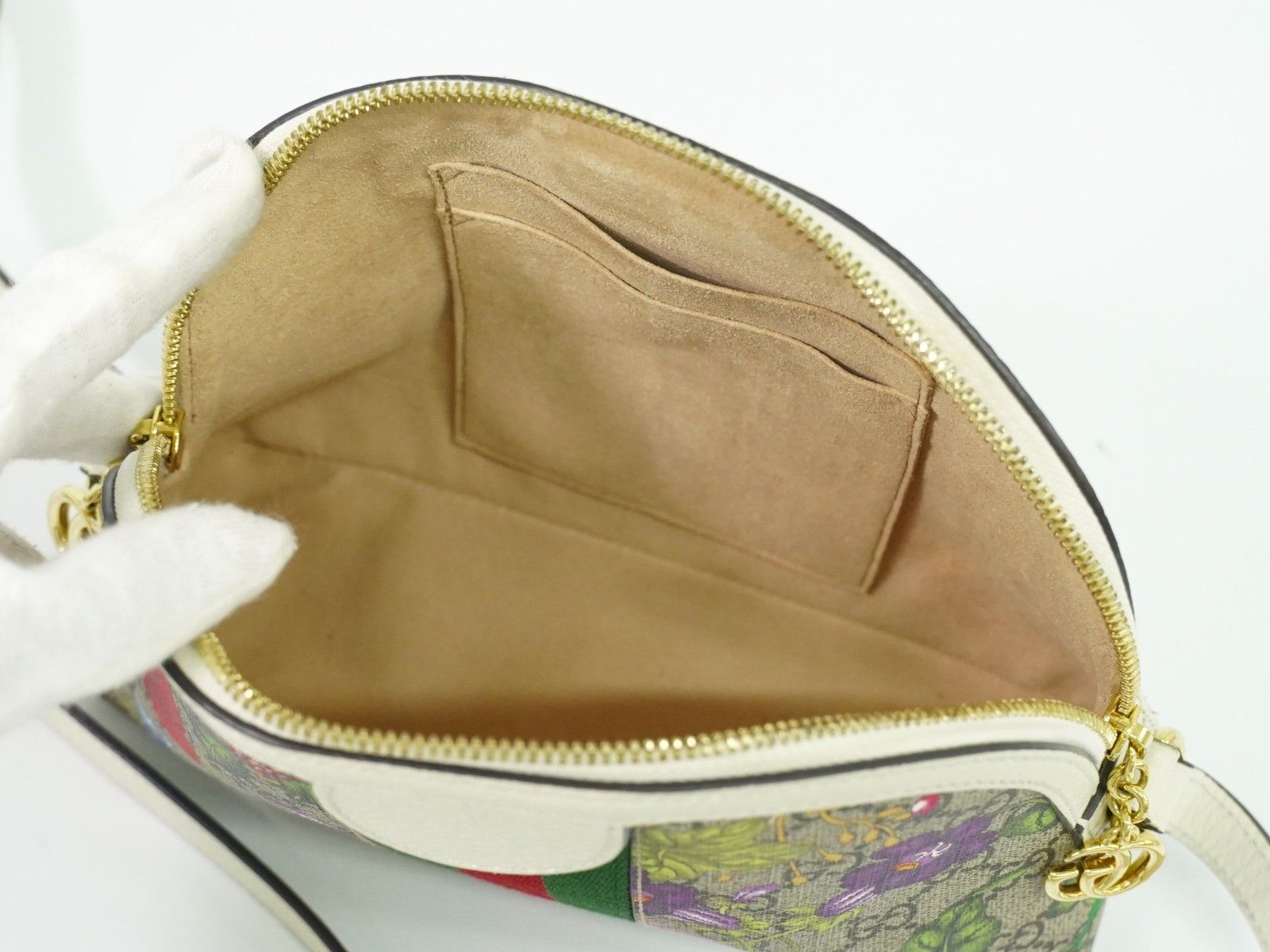 Gucci Gucci Ophidia Dome Shoulder Bag Flora GG Coated Canvas Size ONE SIZE - 17 Thumbnail