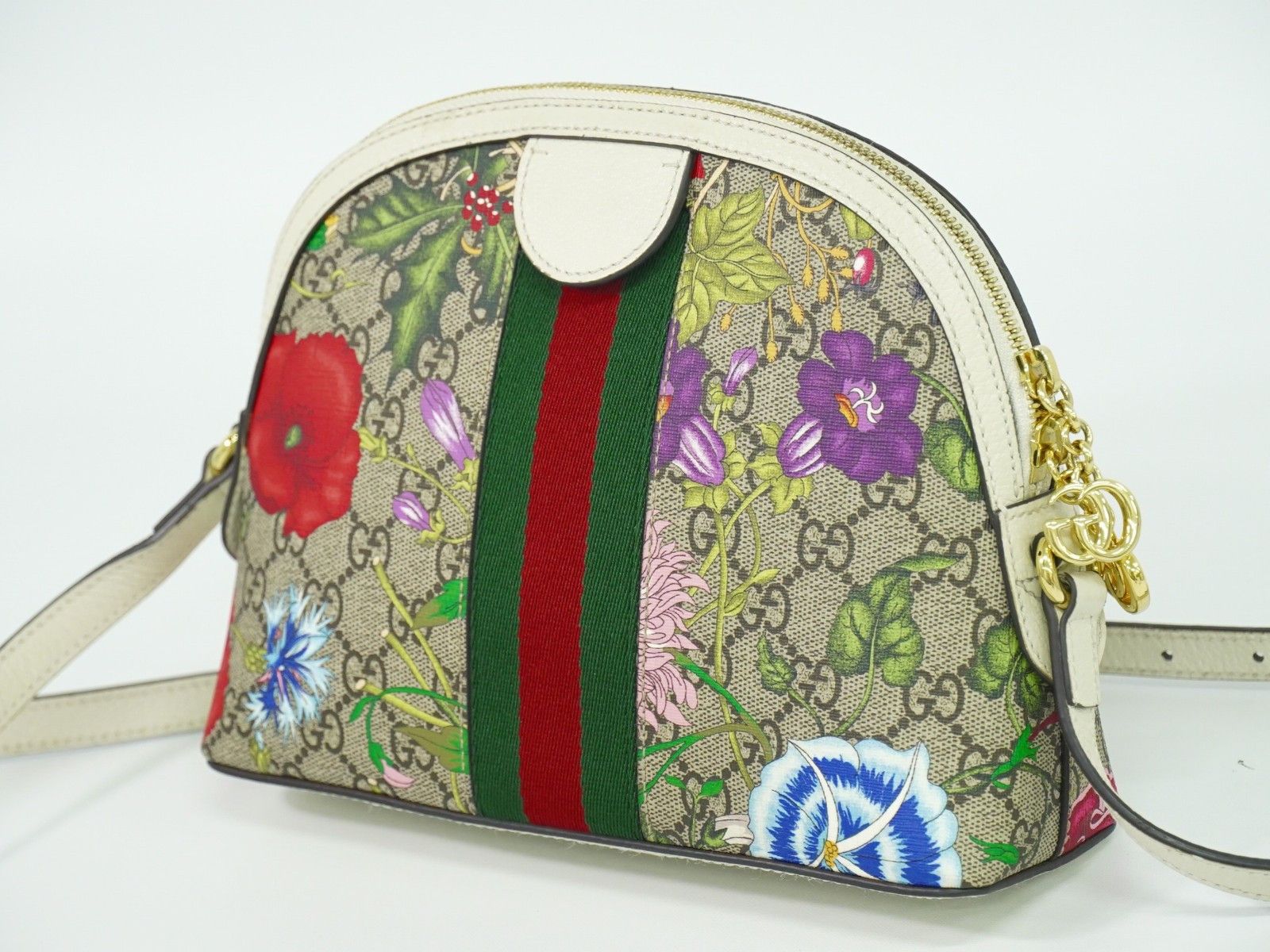Gucci Gucci Ophidia Dome Shoulder Bag Flora GG Coated Canvas Size ONE SIZE - 2 Thumbnail