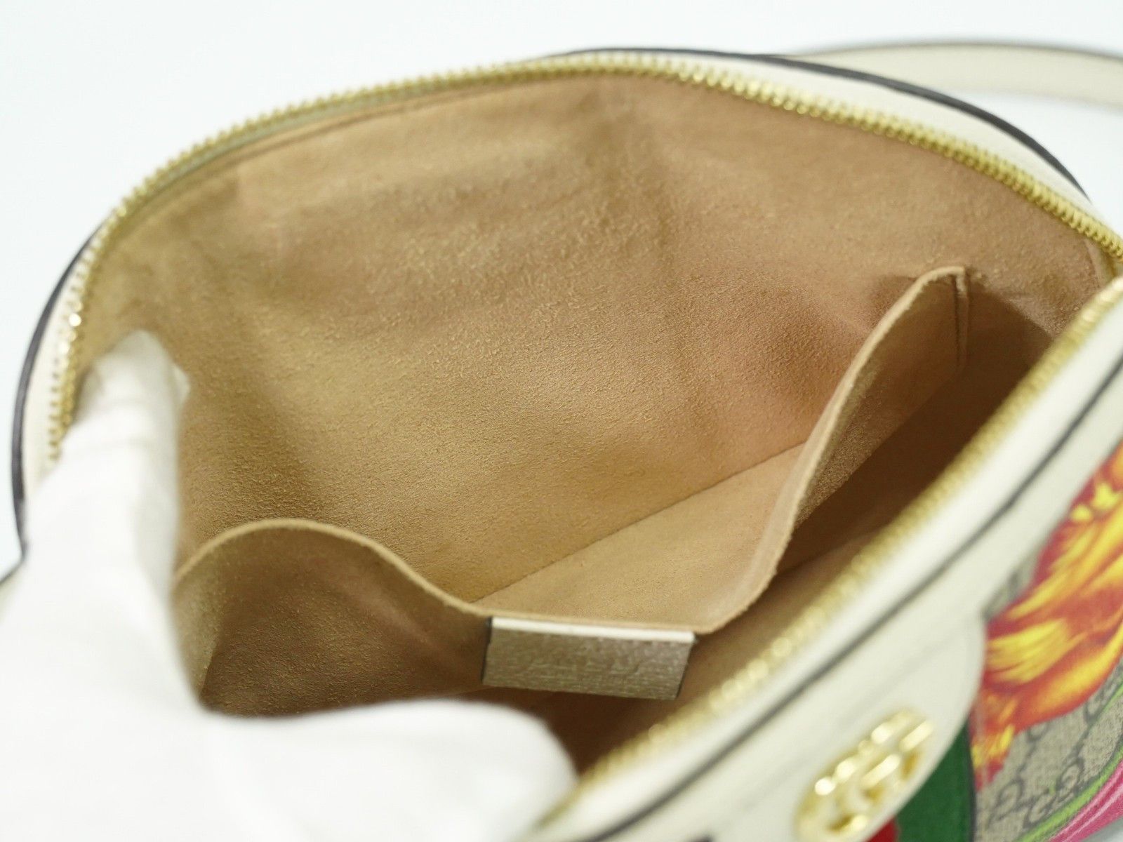 Gucci Gucci Ophidia Dome Shoulder Bag Flora GG Coated Canvas Size ONE SIZE - 18 Thumbnail