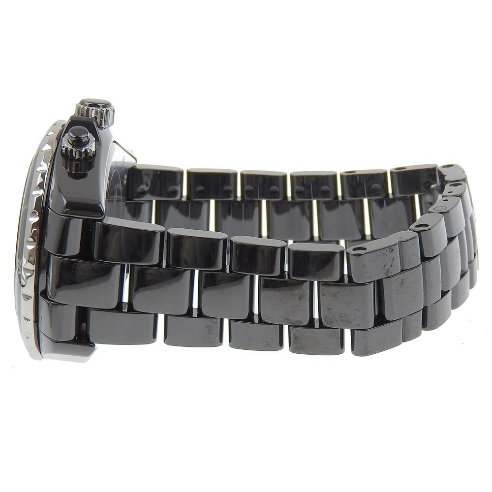 Chanel Chanel J12 Chronograph Automatic Watch Ceramic and Stainless Steel Size ONE SIZE - 9 Thumbnail