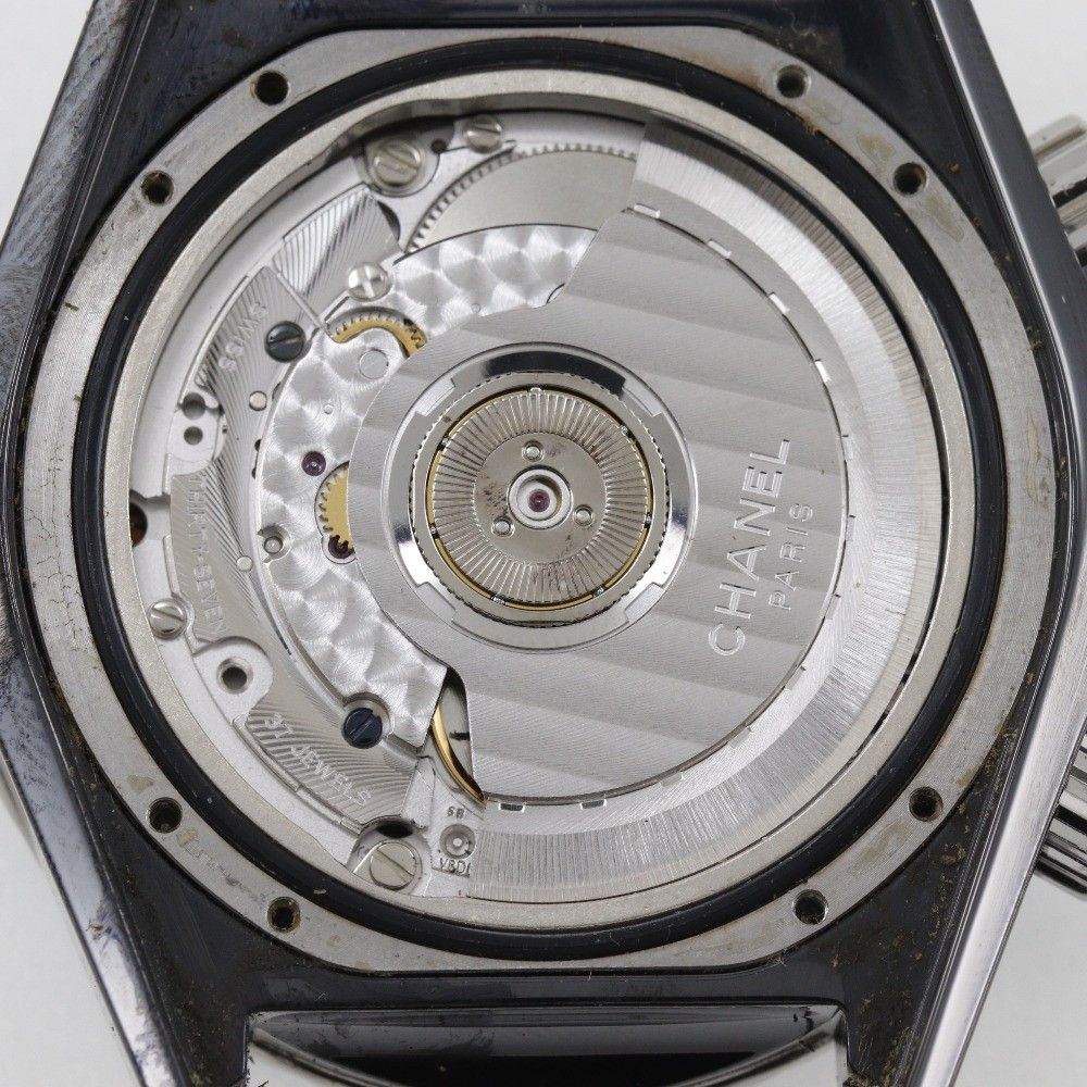 Chanel Chanel J12 Chronograph Automatic Watch Ceramic and Stainless Steel Size ONE SIZE - 4 Thumbnail