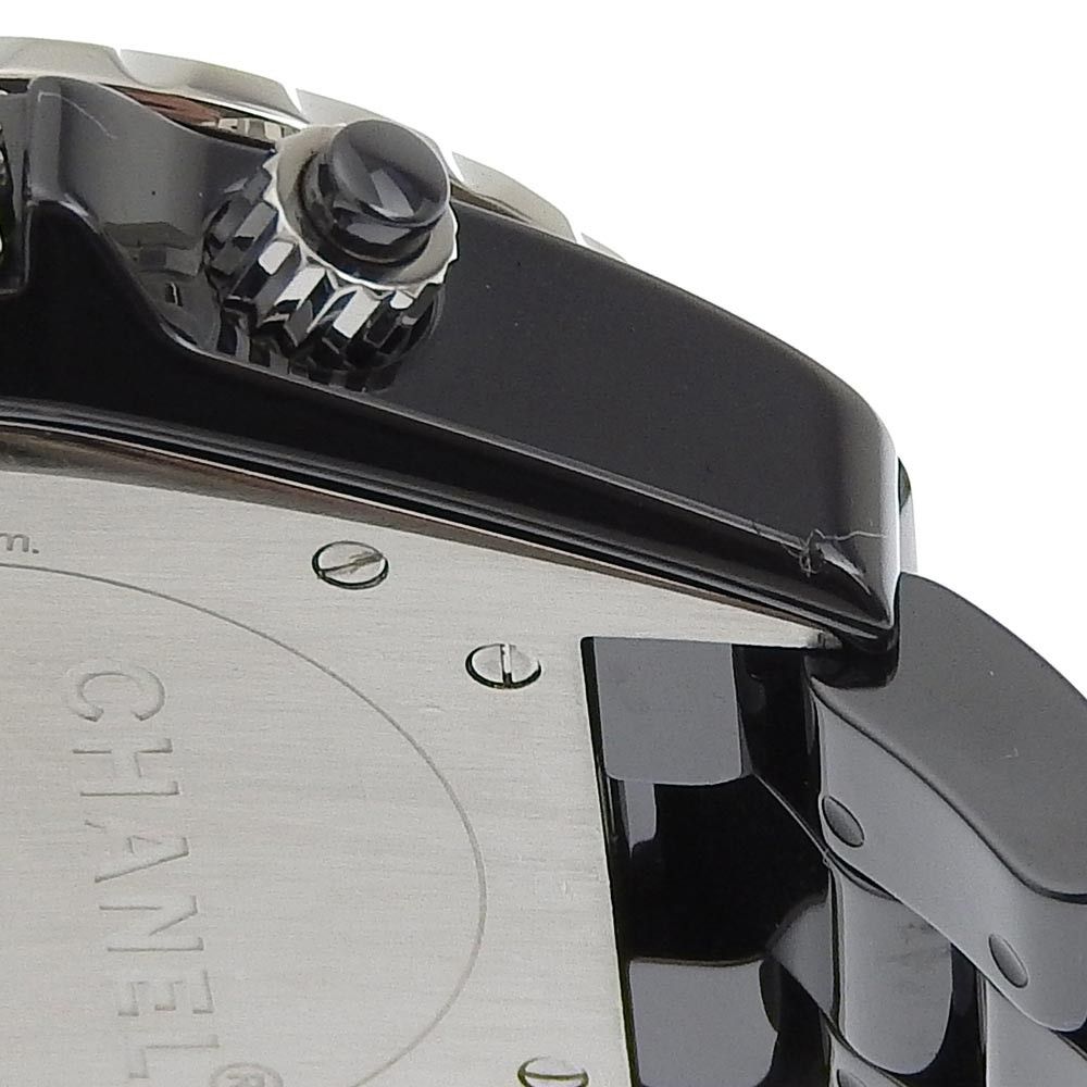 Chanel Chanel J12 Chronograph Automatic Watch Ceramic and Stainless Steel Size ONE SIZE - 3 Thumbnail
