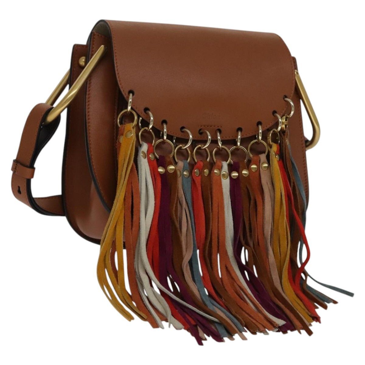 Chloe Chloe Multicolor Fringe Hudson Bag Leather Size ONE SIZE - 15 Thumbnail