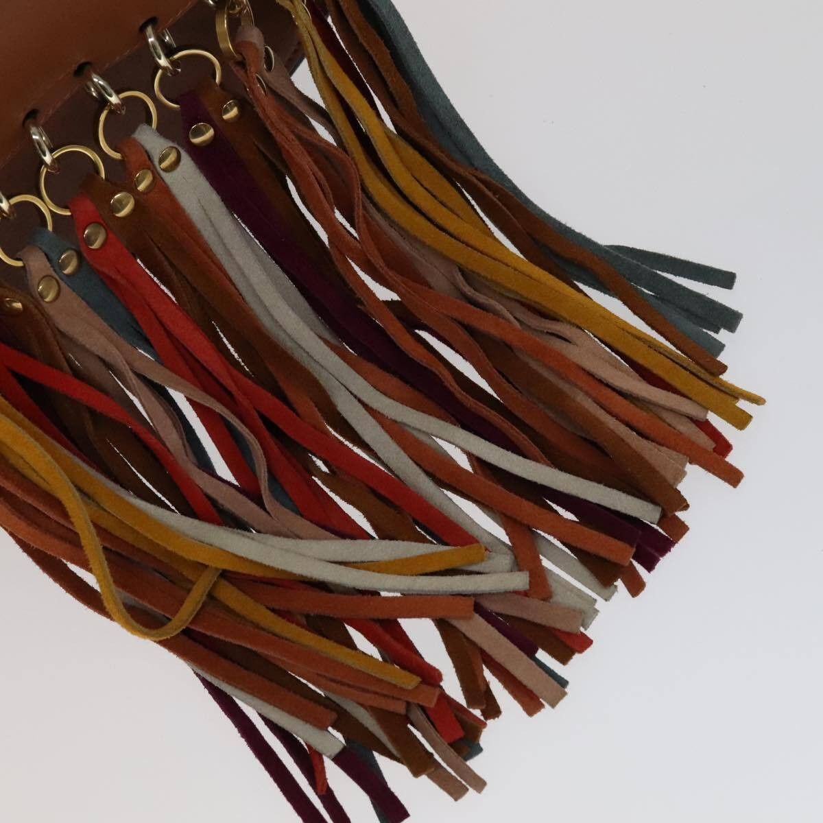 Chloe Chloe Multicolor Fringe Hudson Bag Leather Size ONE SIZE - 20 Thumbnail