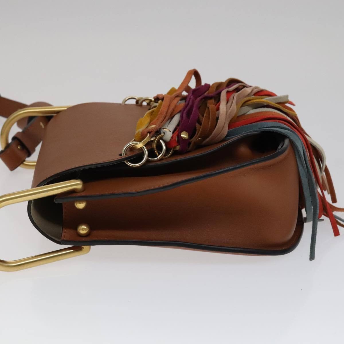Chloe Chloe Multicolor Fringe Hudson Bag Leather Size ONE SIZE - 4 Thumbnail