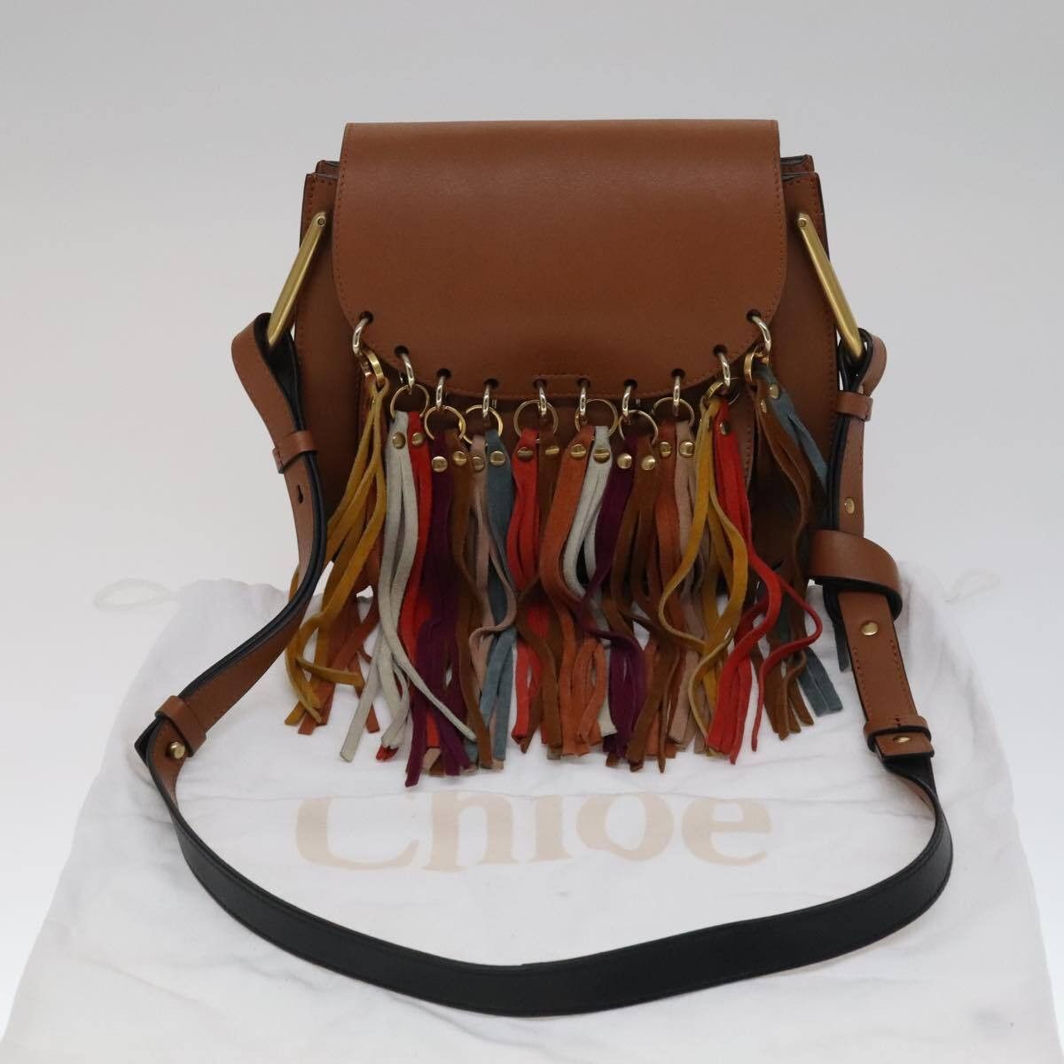 Chloe Chloe Multicolor Fringe Hudson Bag Leather Size ONE SIZE - 13 Thumbnail