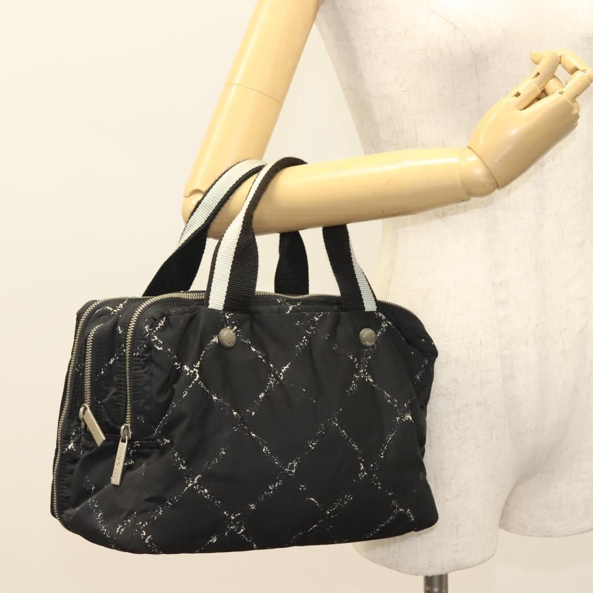 Chanel Chanel Travel Line Boston Bag Printed Nylon Size ONE SIZE - 14 Thumbnail