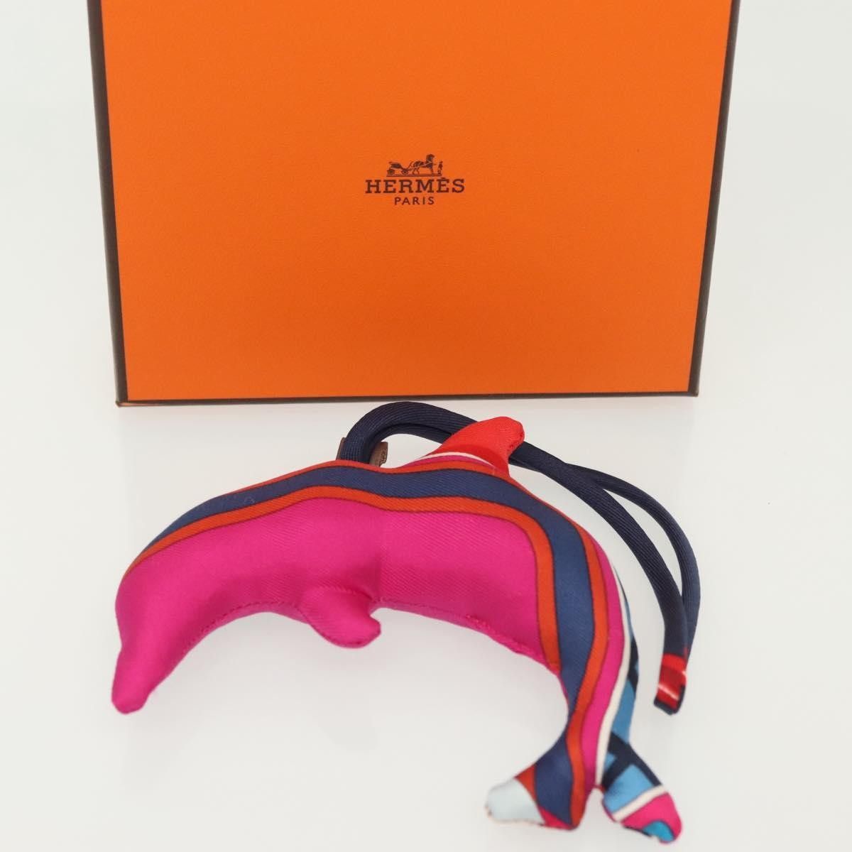 Hermes Hermes Petit H Dolphin Bag Charm Silk Size ONE SIZE - 7 Thumbnail