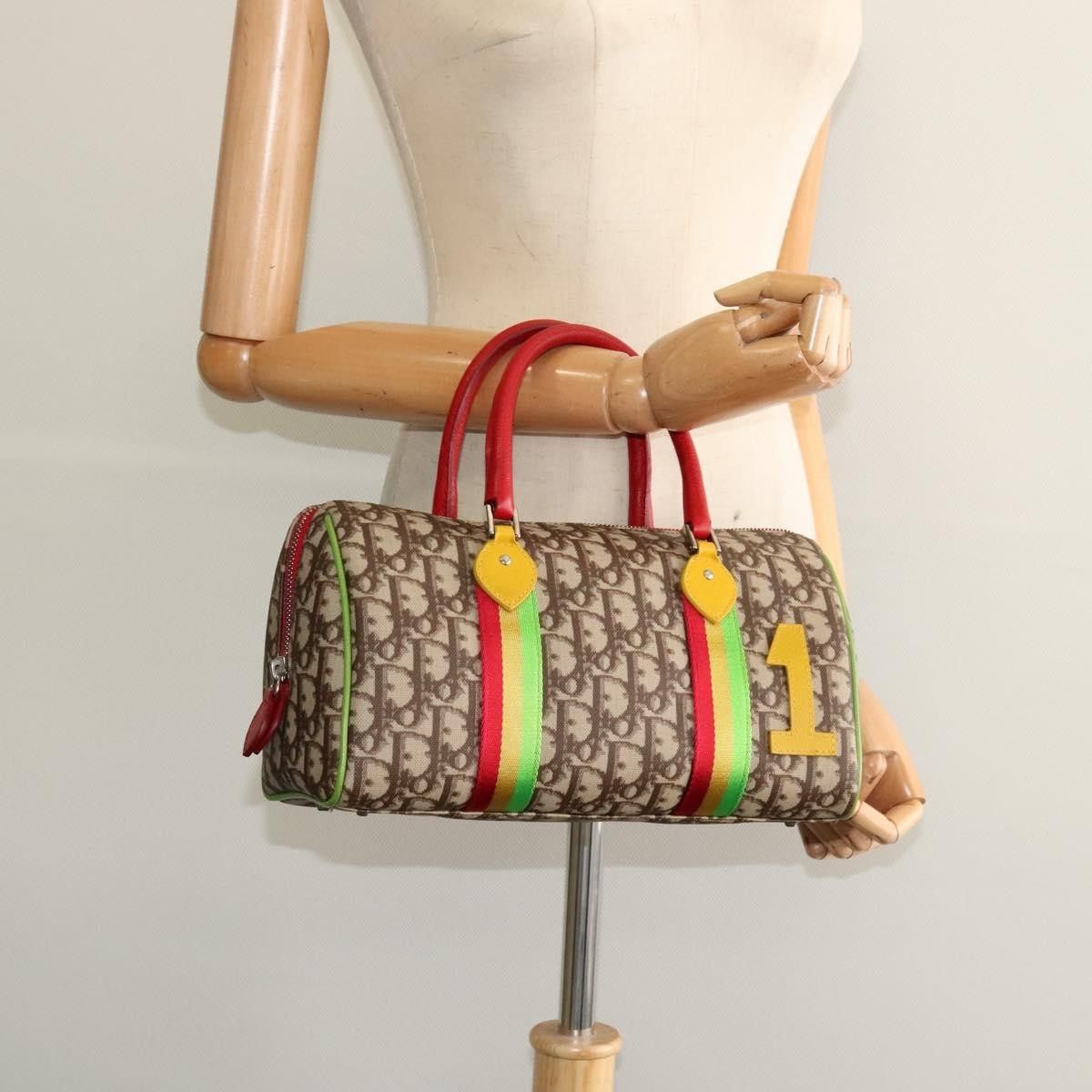 Dior Christian Dior Vintage Rasta Boston Bag Diorissimo Canvas Size ONE SIZE - 13 Thumbnail