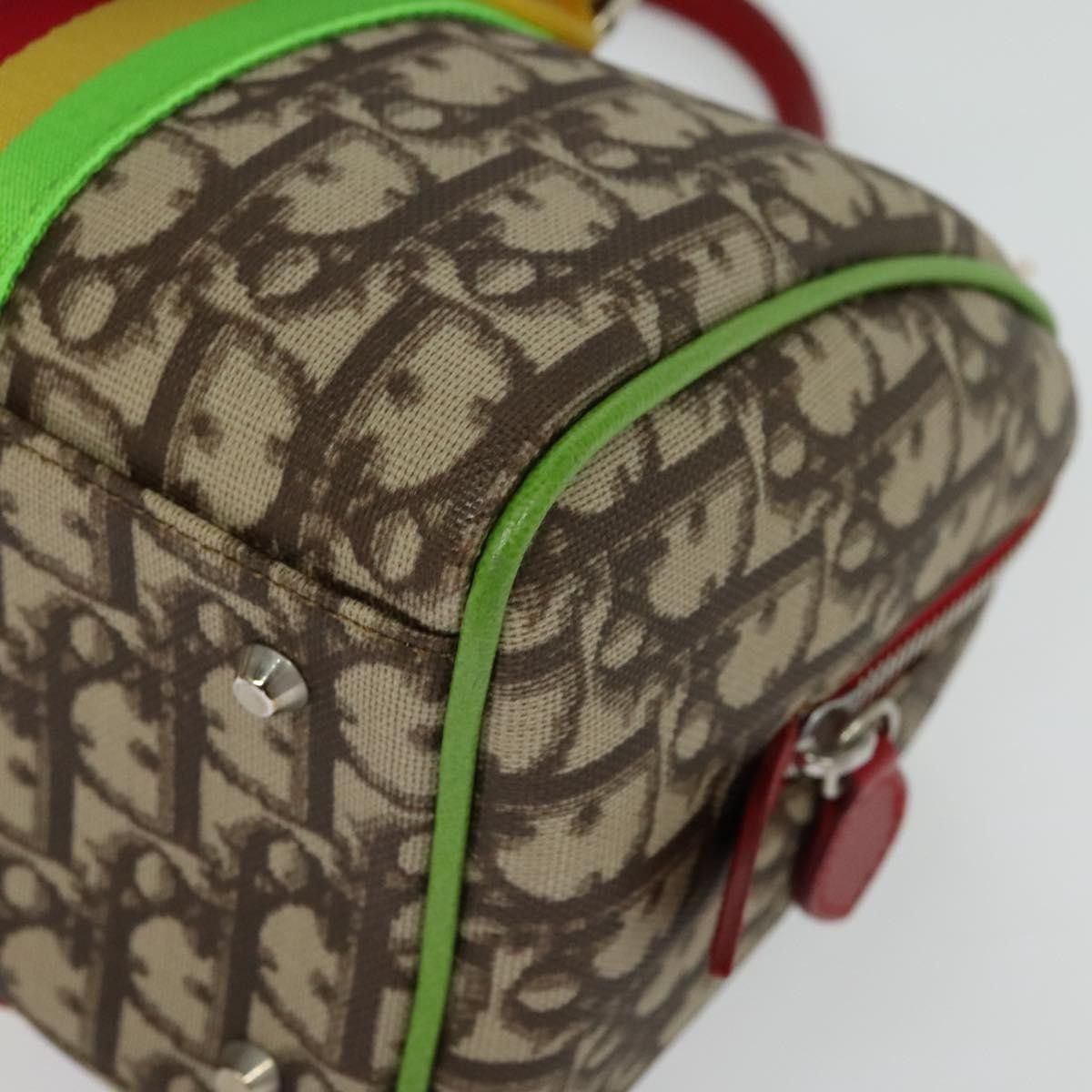 Dior Christian Dior Vintage Rasta Boston Bag Diorissimo Canvas Size ONE SIZE - 12 Thumbnail