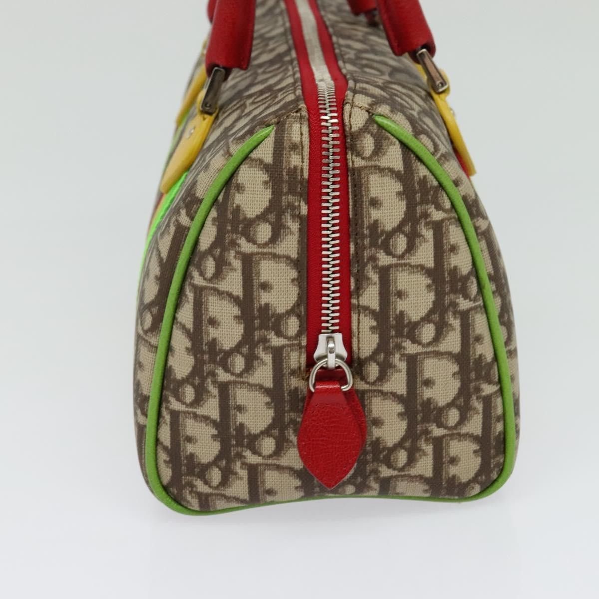 Dior Christian Dior Vintage Rasta Boston Bag Diorissimo Canvas Size ONE SIZE - 3 Thumbnail