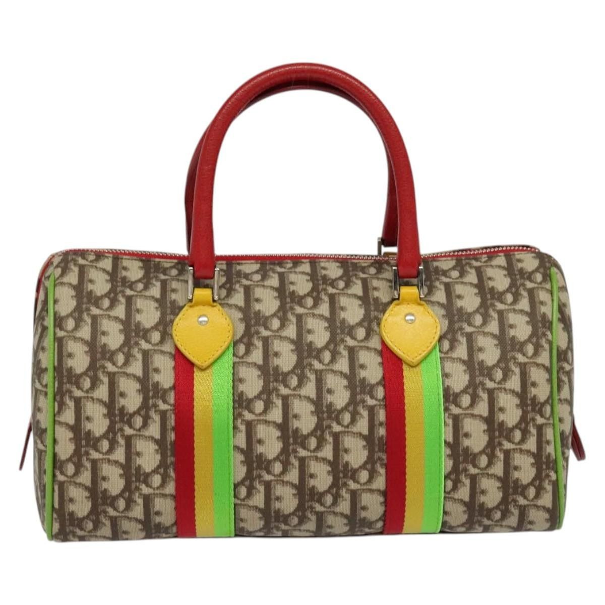Dior Christian Dior Vintage Rasta Boston Bag Diorissimo Canvas Size ONE SIZE - 2 Thumbnail
