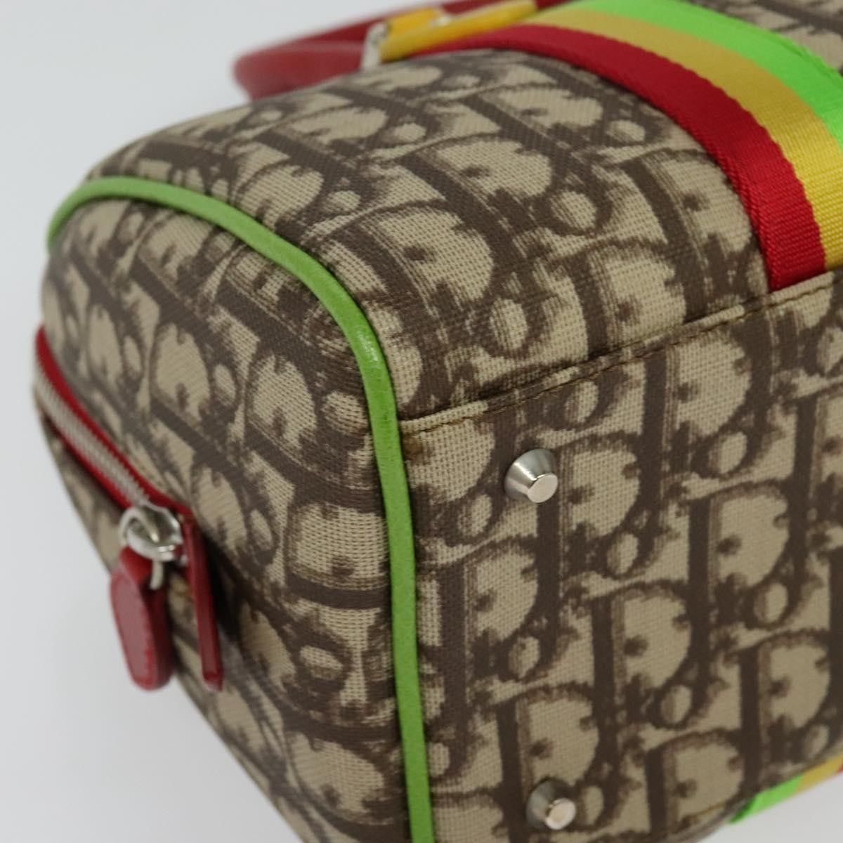 Dior Christian Dior Vintage Rasta Boston Bag Diorissimo Canvas Size ONE SIZE - 9 Thumbnail
