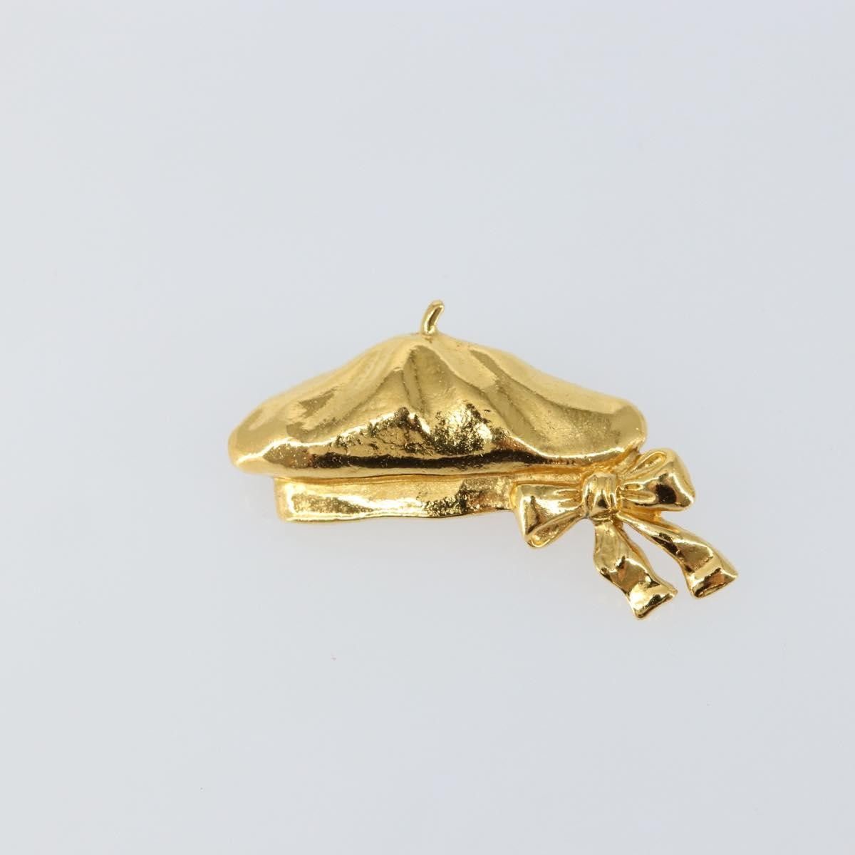 Chanel Chanel Beret Hat Brooch Gold Plated Size ONE SIZE - 3 Thumbnail