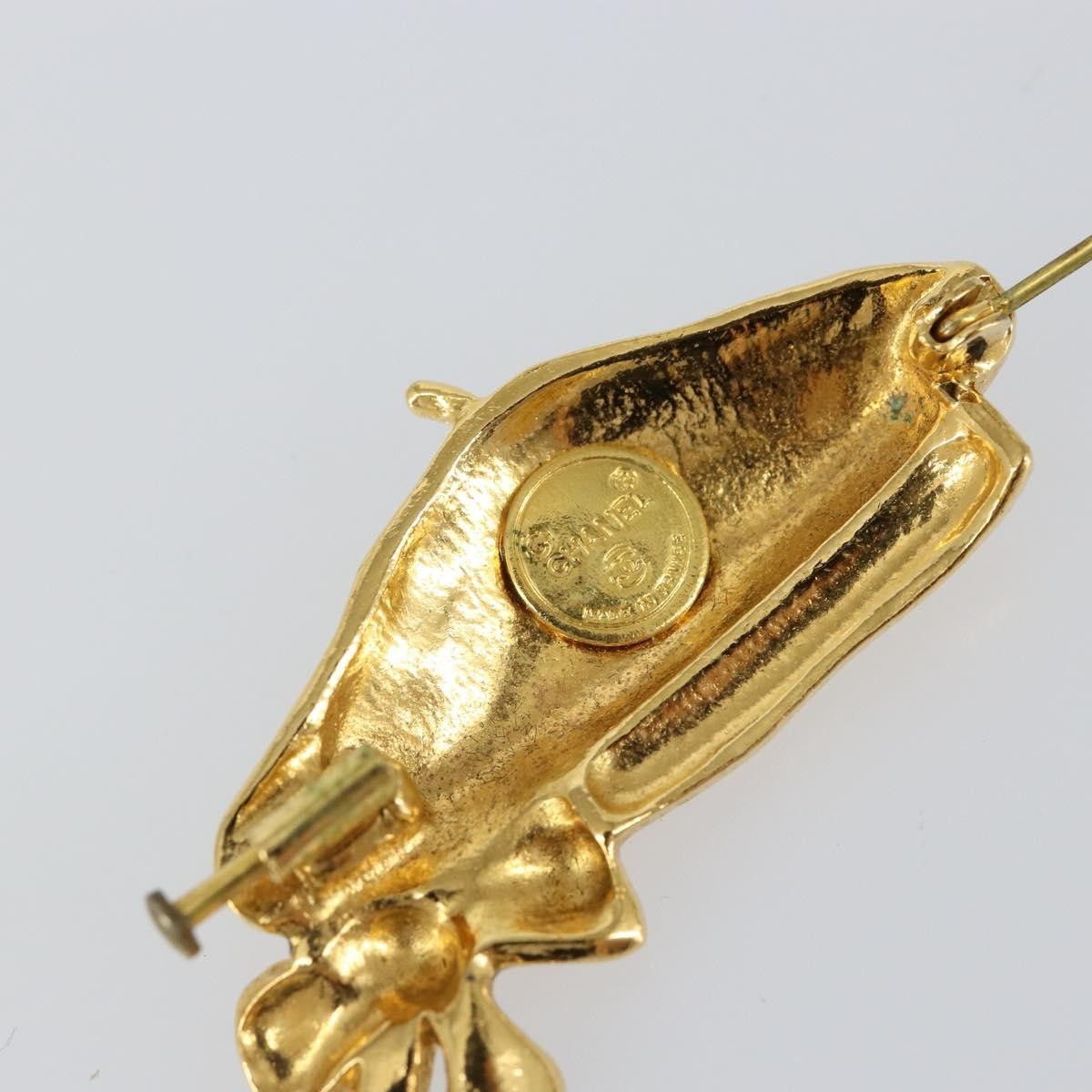 Chanel Chanel Beret Hat Brooch Gold Plated Size ONE SIZE - 4 Thumbnail