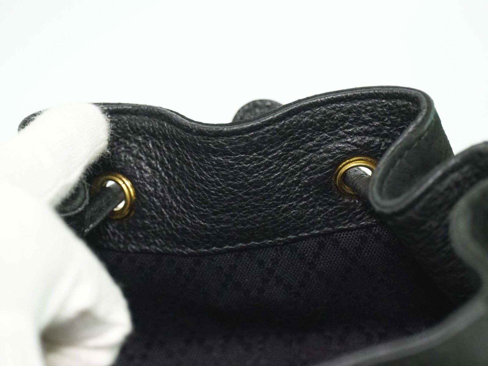 Gucci Gucci Vintage Bamboo Backpack Suede Size ONE SIZE - 14 Thumbnail
