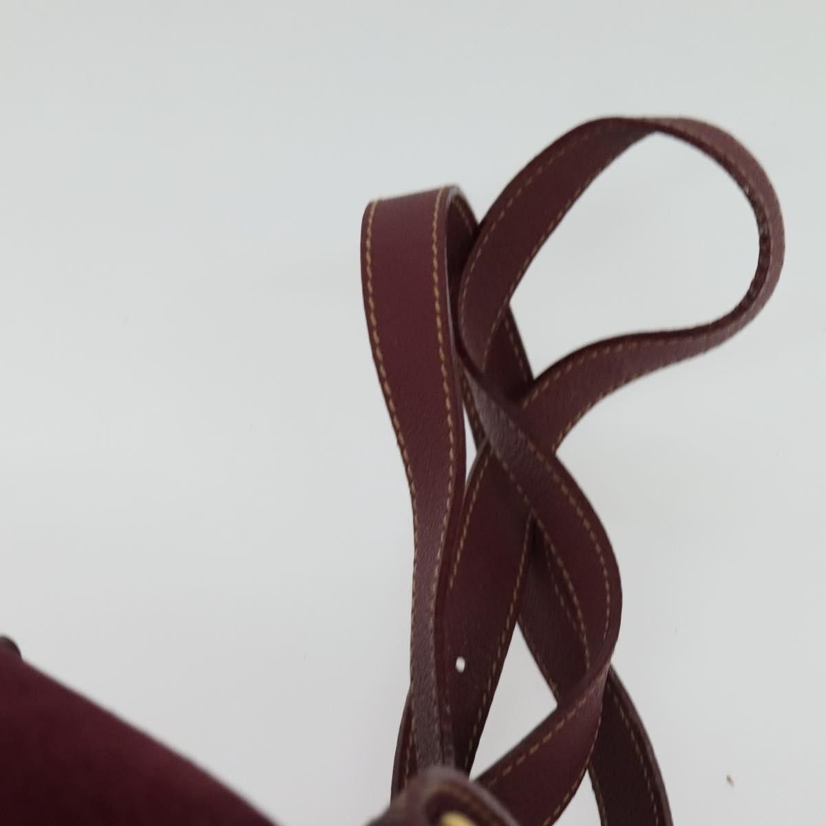 Gucci Gucci Vintage Bamboo Backpack Suede Size ONE SIZE - 16 Thumbnail