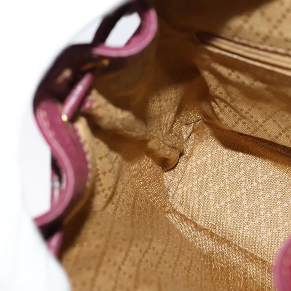 Gucci Gucci Vintage Bamboo Backpack Suede Size ONE SIZE - 20 Thumbnail