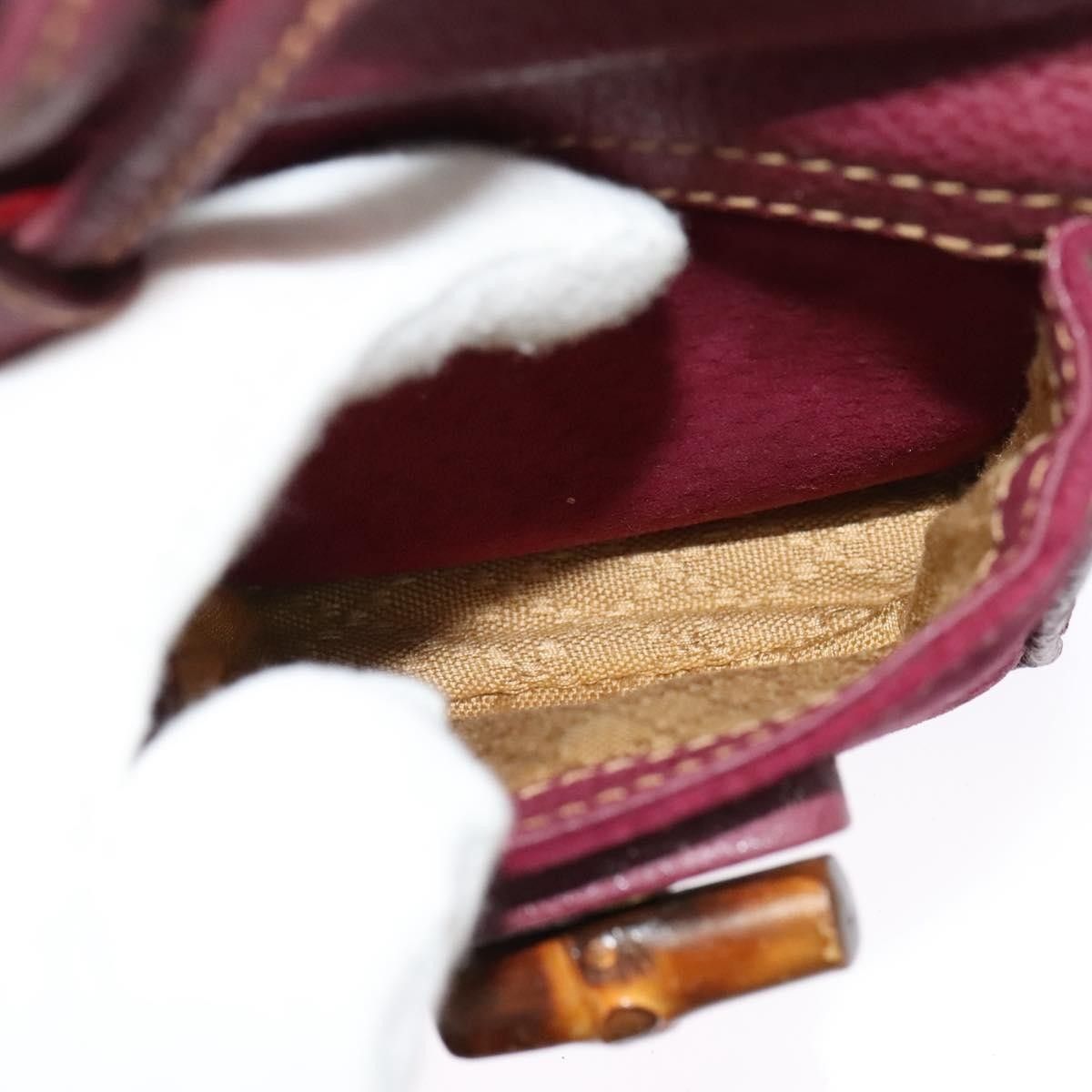Gucci Gucci Vintage Bamboo Backpack Suede Size ONE SIZE - 22 Thumbnail