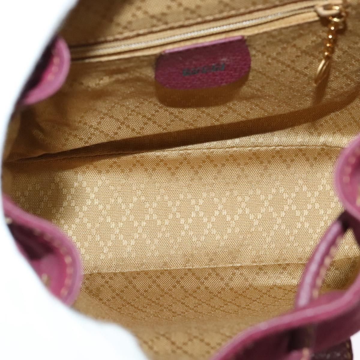 Gucci Gucci Vintage Bamboo Backpack Suede Size ONE SIZE - 5 Thumbnail