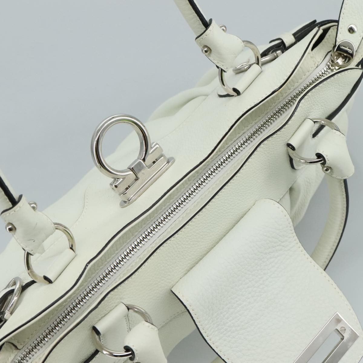Salvatore Ferragamo Salvatore Ferragamo Marisa Satchel Leather Size ONE SIZE - 17 Thumbnail