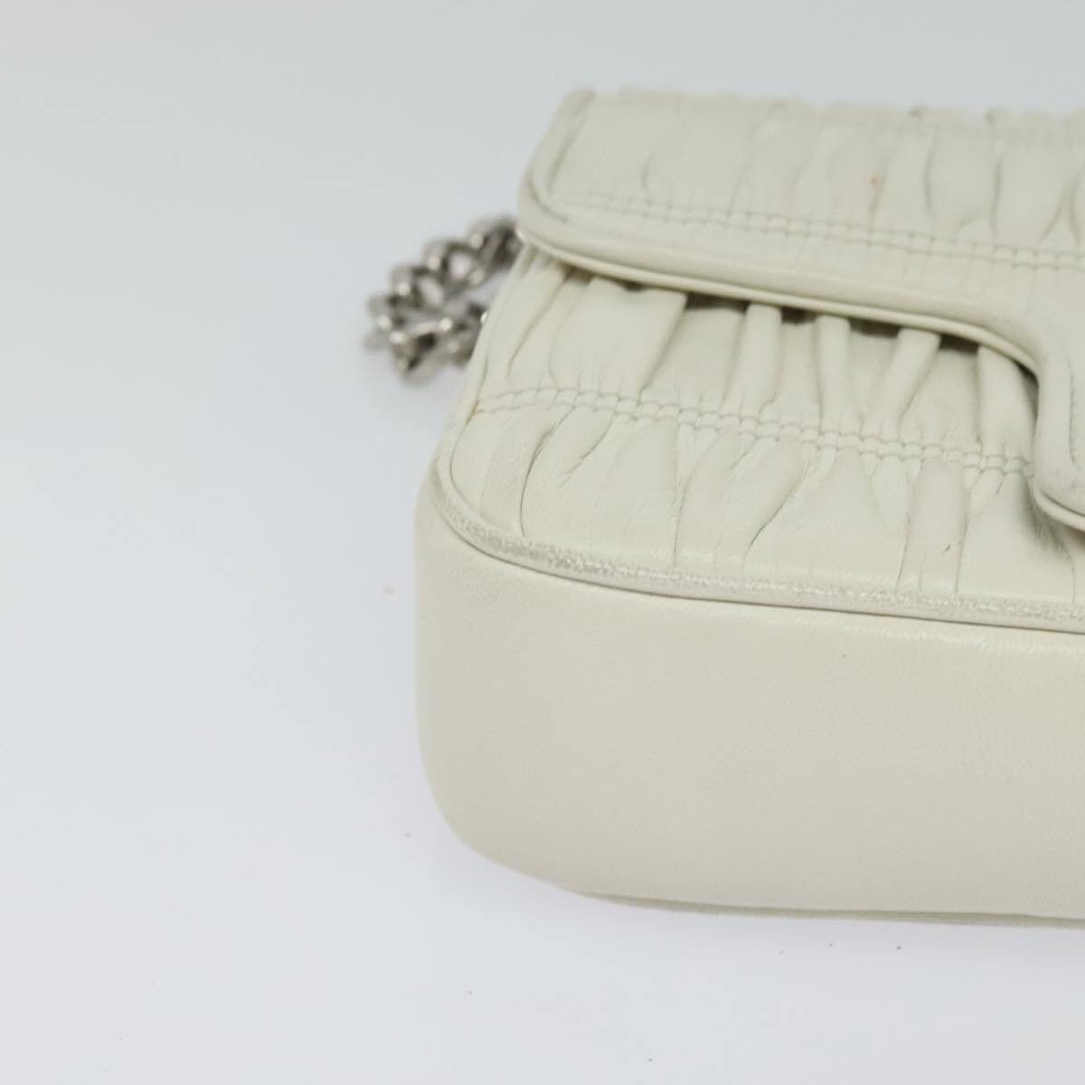 Prada Prada Chain Flap Shoulder Bag Nappa Gaufre Size ONE SIZE - 11 Thumbnail