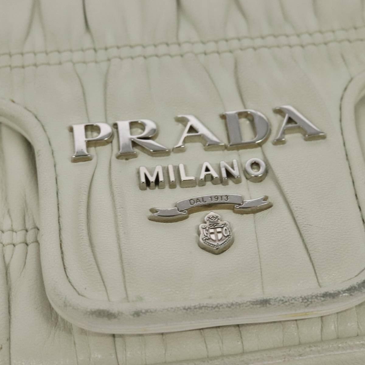 Prada Prada Chain Flap Shoulder Bag Nappa Gaufre Size ONE SIZE - 13 Thumbnail
