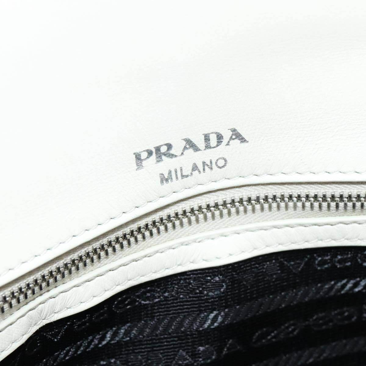 Prada Prada Chain Flap Shoulder Bag Nappa Gaufre Size ONE SIZE - 6 Thumbnail