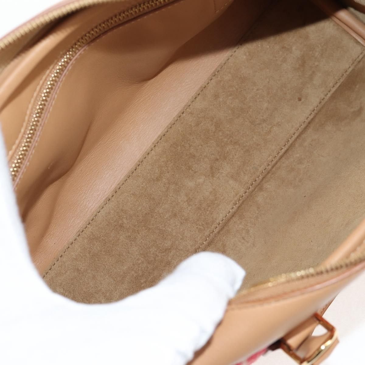 Loewe Loewe Amazona Bag Leather and Jacquard Canvas Size ONE SIZE - 5 Thumbnail