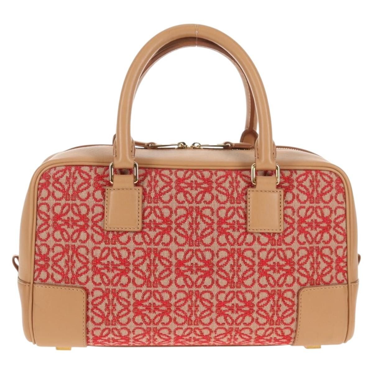 Loewe Loewe Amazona Bag Leather and Jacquard Canvas Size ONE SIZE - 2 Thumbnail