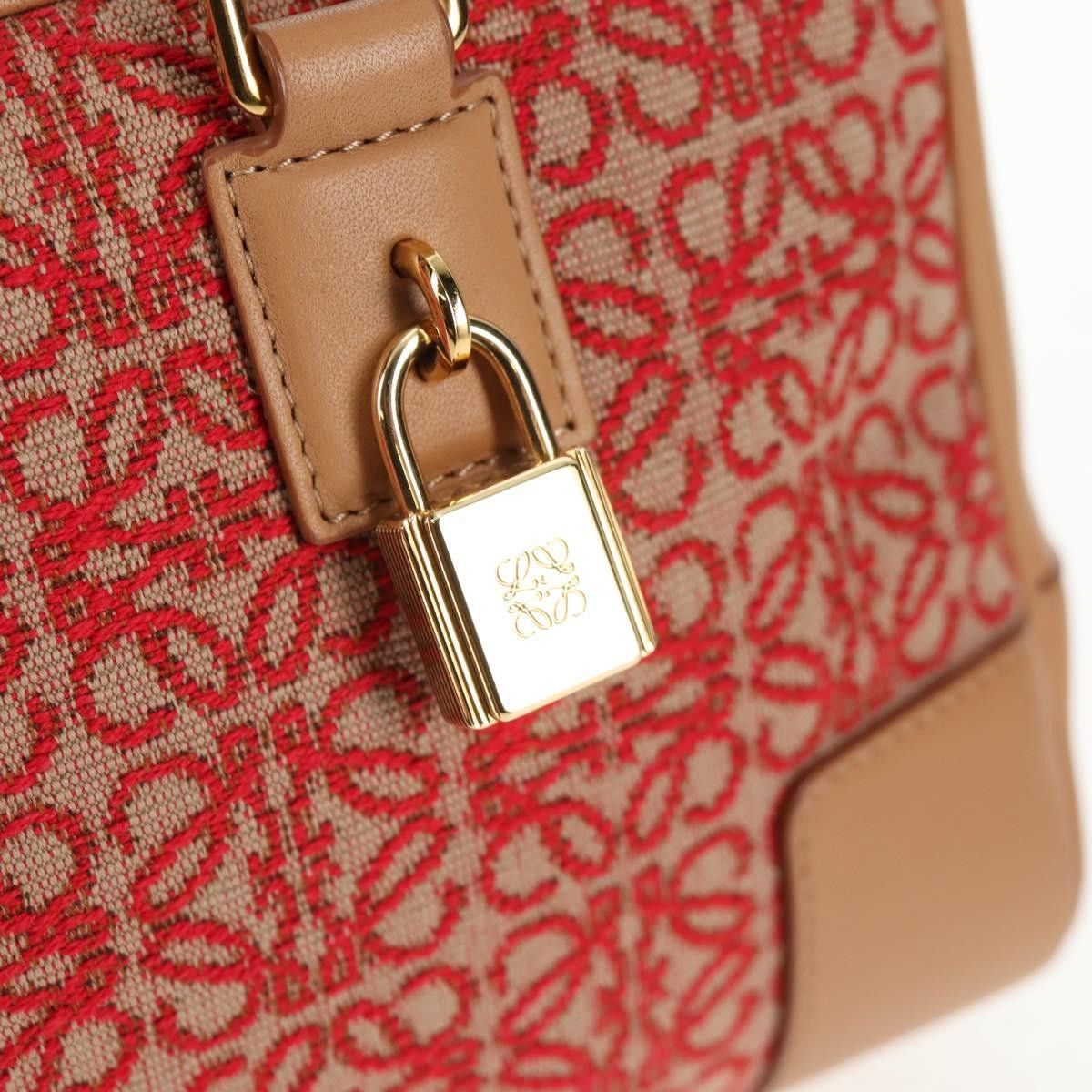 Loewe Loewe Amazona Bag Leather and Jacquard Canvas Size ONE SIZE - 12 Thumbnail