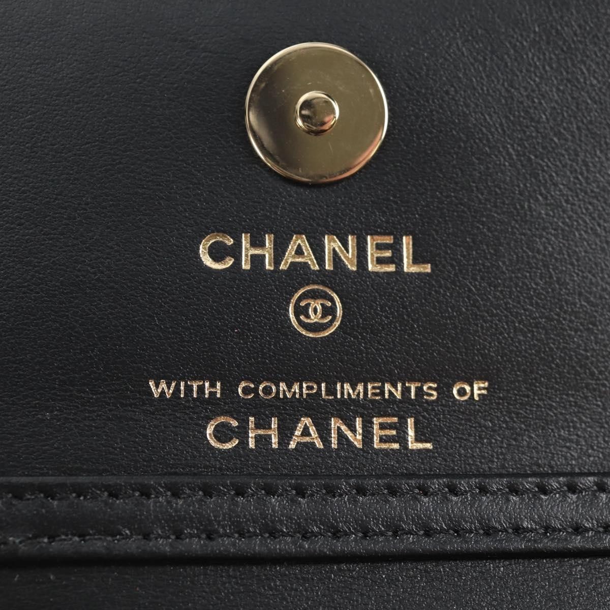 Chanel Chanel Flap Card Holder on Chain Quilted Printed Canvas Size ONE SIZE - 6 Thumbnail