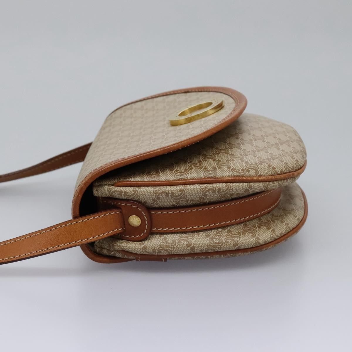 Celine Celine Vintage Macadam Shoulder Bag Canvas and Leather Size ONE SIZE - 3 Thumbnail