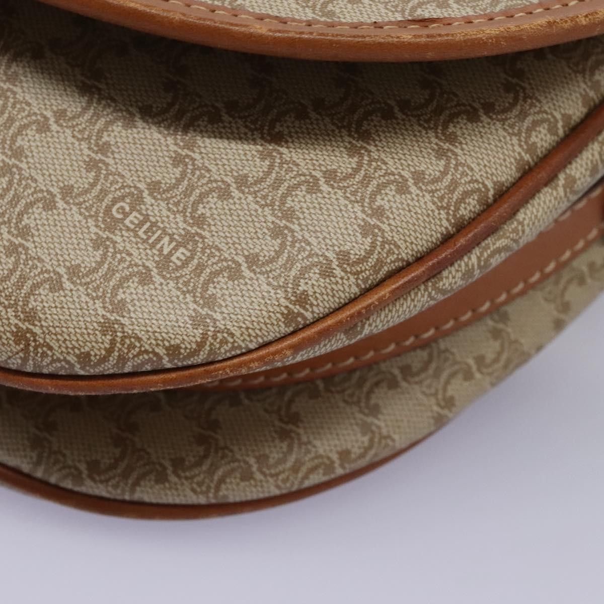 Celine Celine Vintage Macadam Shoulder Bag Canvas and Leather Size ONE SIZE - 9 Thumbnail