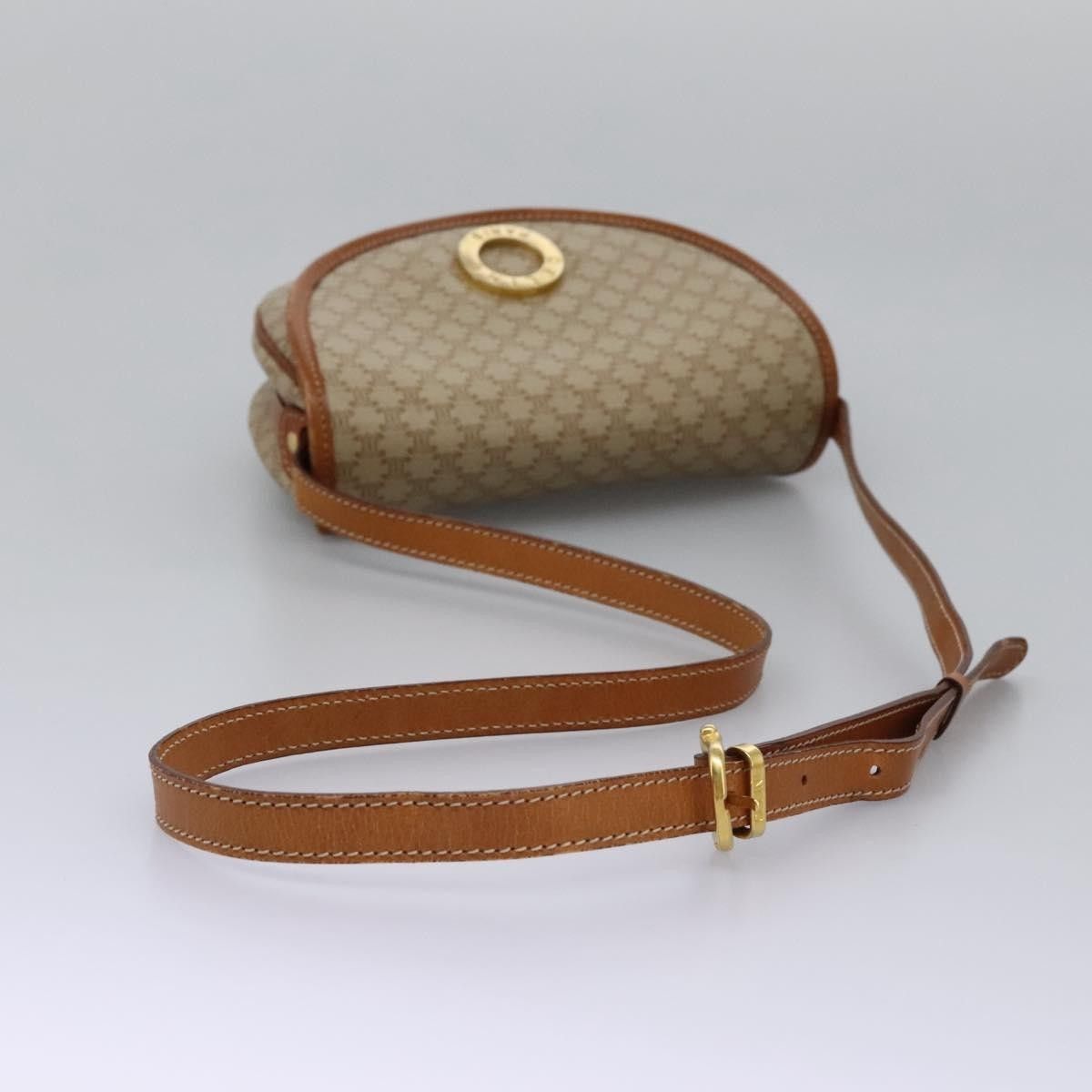 Celine Celine Vintage Macadam Shoulder Bag Canvas and Leather Size ONE SIZE - 8 Thumbnail