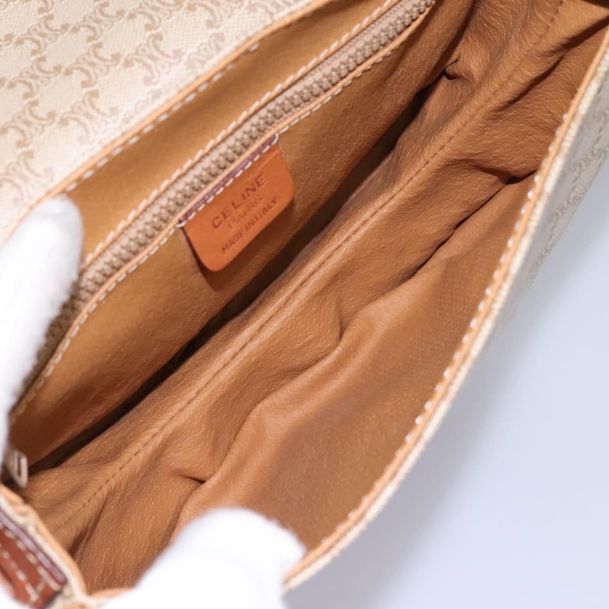 Celine Celine Vintage Macadam Shoulder Bag Canvas and Leather Size ONE SIZE - 5 Thumbnail