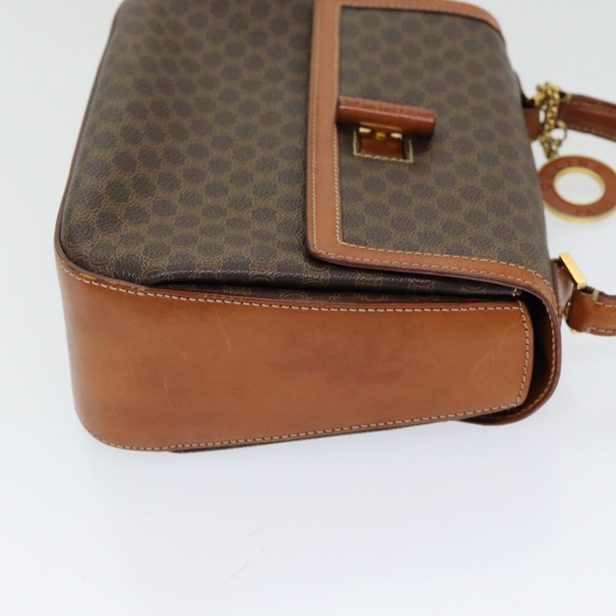 Celine Celine Vintage Convertible Top Handle Bag Macadam Coated Canvas Size ONE SIZE - 3 Thumbnail