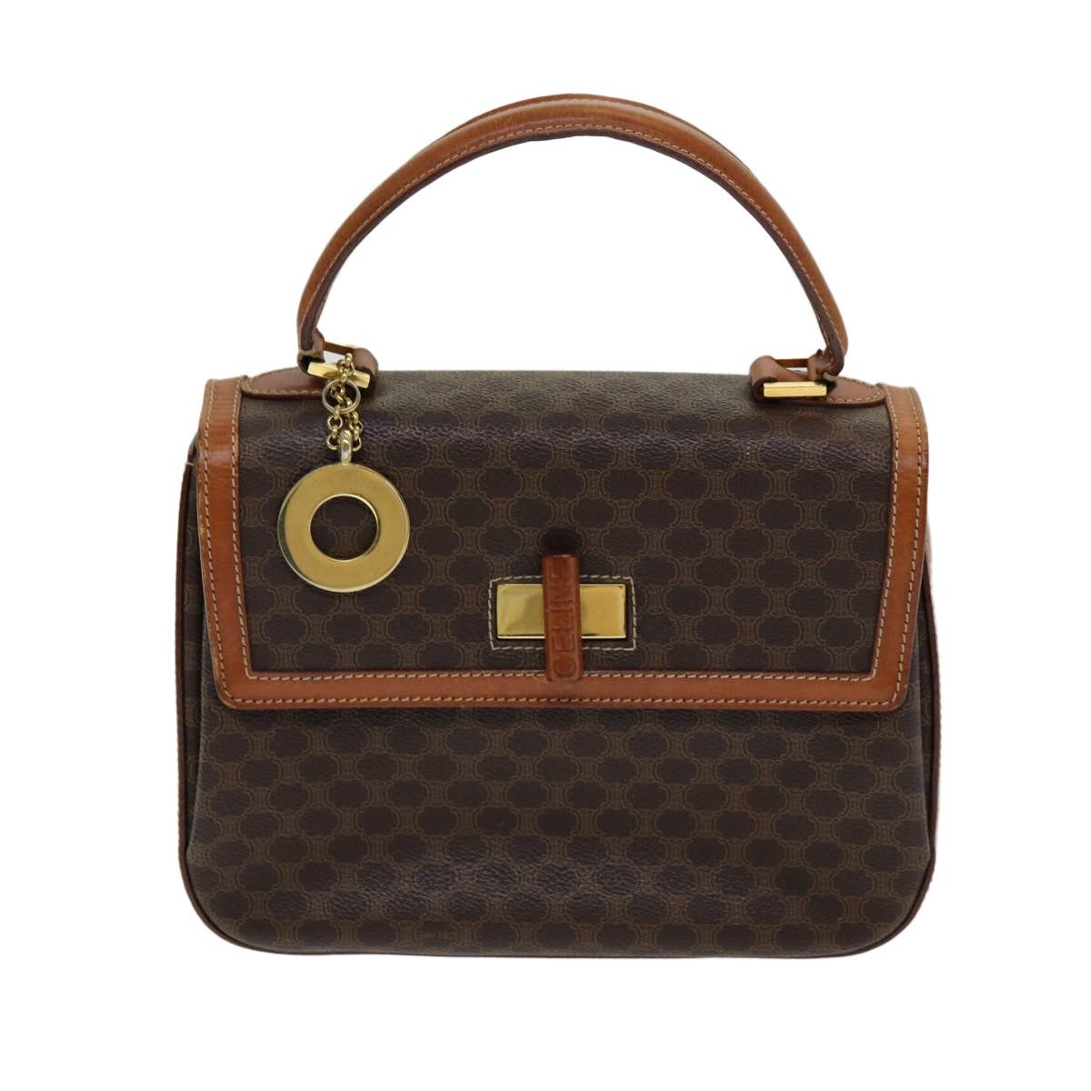 Celine Celine Vintage Convertible Top Handle Bag Macadam Coated Canvas Size ONE SIZE - 19 Thumbnail