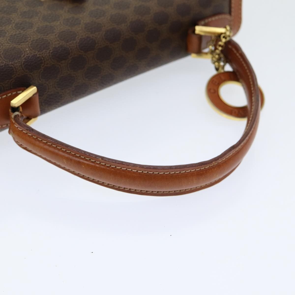 Celine Celine Vintage Convertible Top Handle Bag Macadam Coated Canvas Size ONE SIZE - 16 Thumbnail