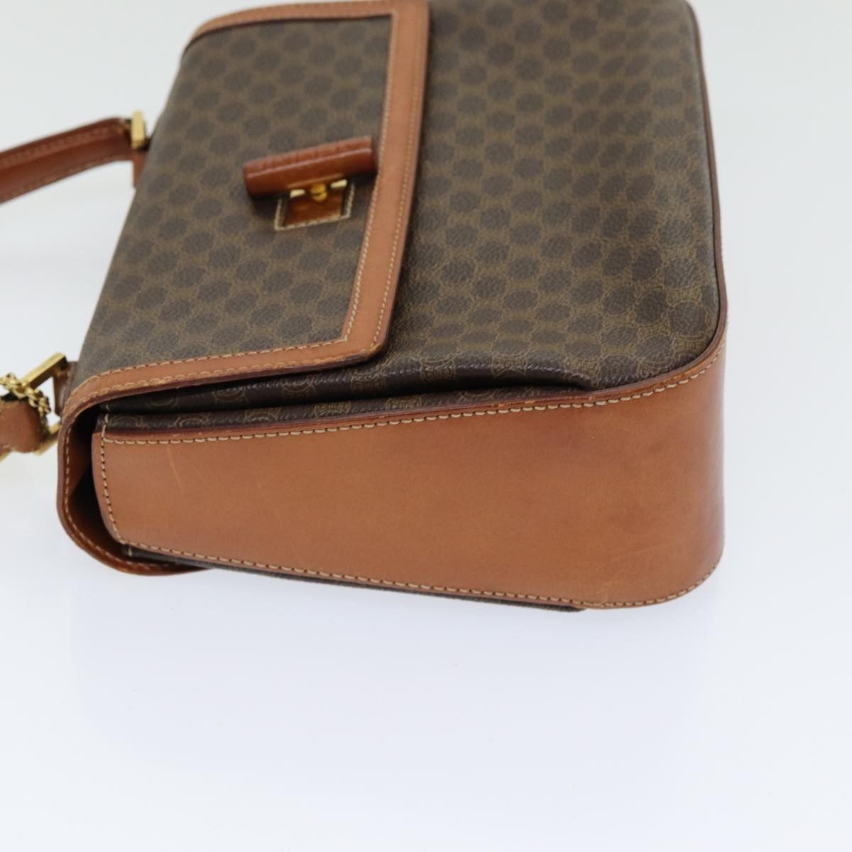 Celine Celine Vintage Convertible Top Handle Bag Macadam Coated Canvas Size ONE SIZE - 4 Thumbnail